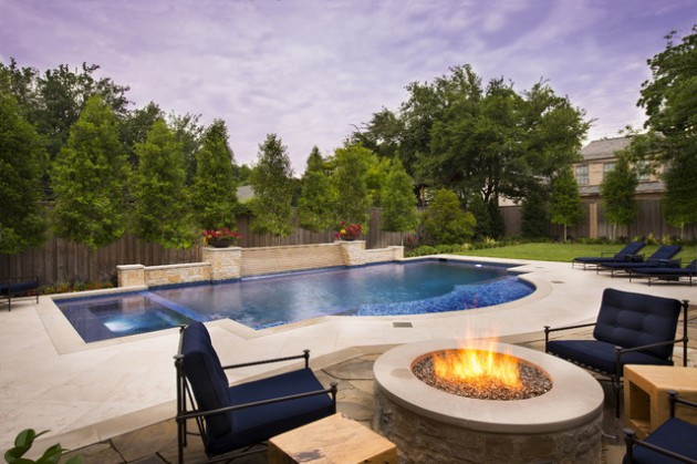 Swimming Pool Fire Pit
 20 Sophisticated Outdoor Fire Pit Designs Near The