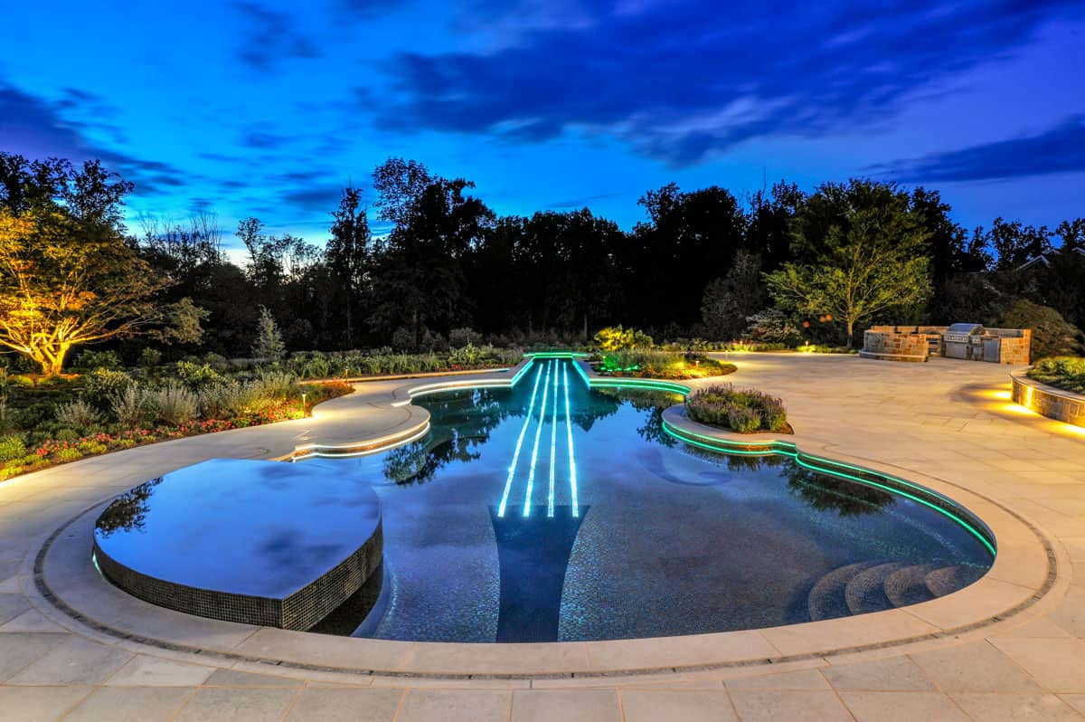 Swimming Pool Landscape Design
 Custom Swimming Pool by Cipriano Landscape Design beyond