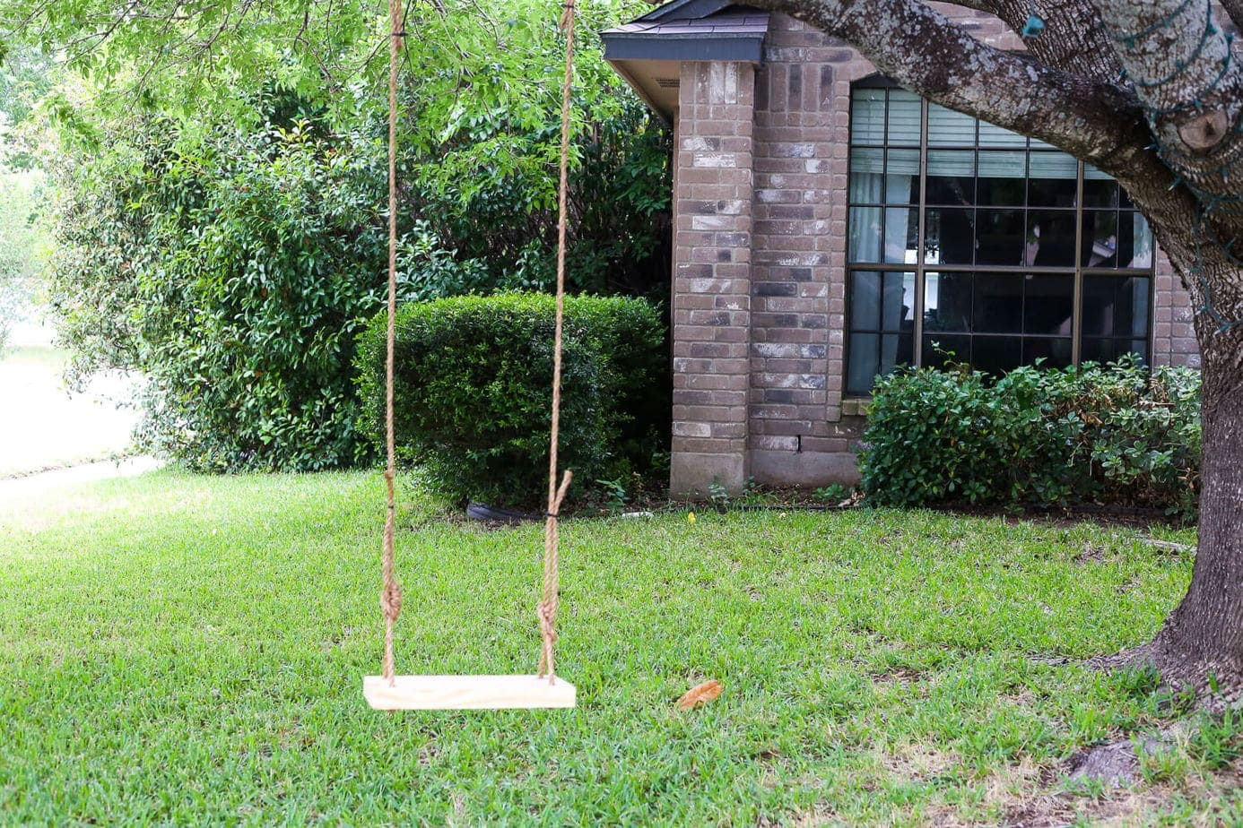 Swings For Trees In Backyard
 How to Make a DIY Wood Tree Swing Love & Renovations