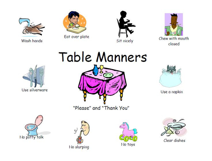 Table Manners For Kids
 11 best good manners Would you please images on