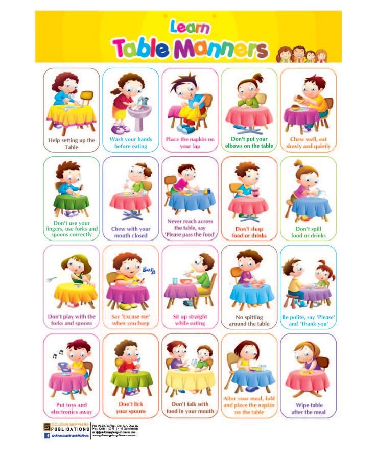 Table Manners For Kids
 Image result for table manners for kids printable