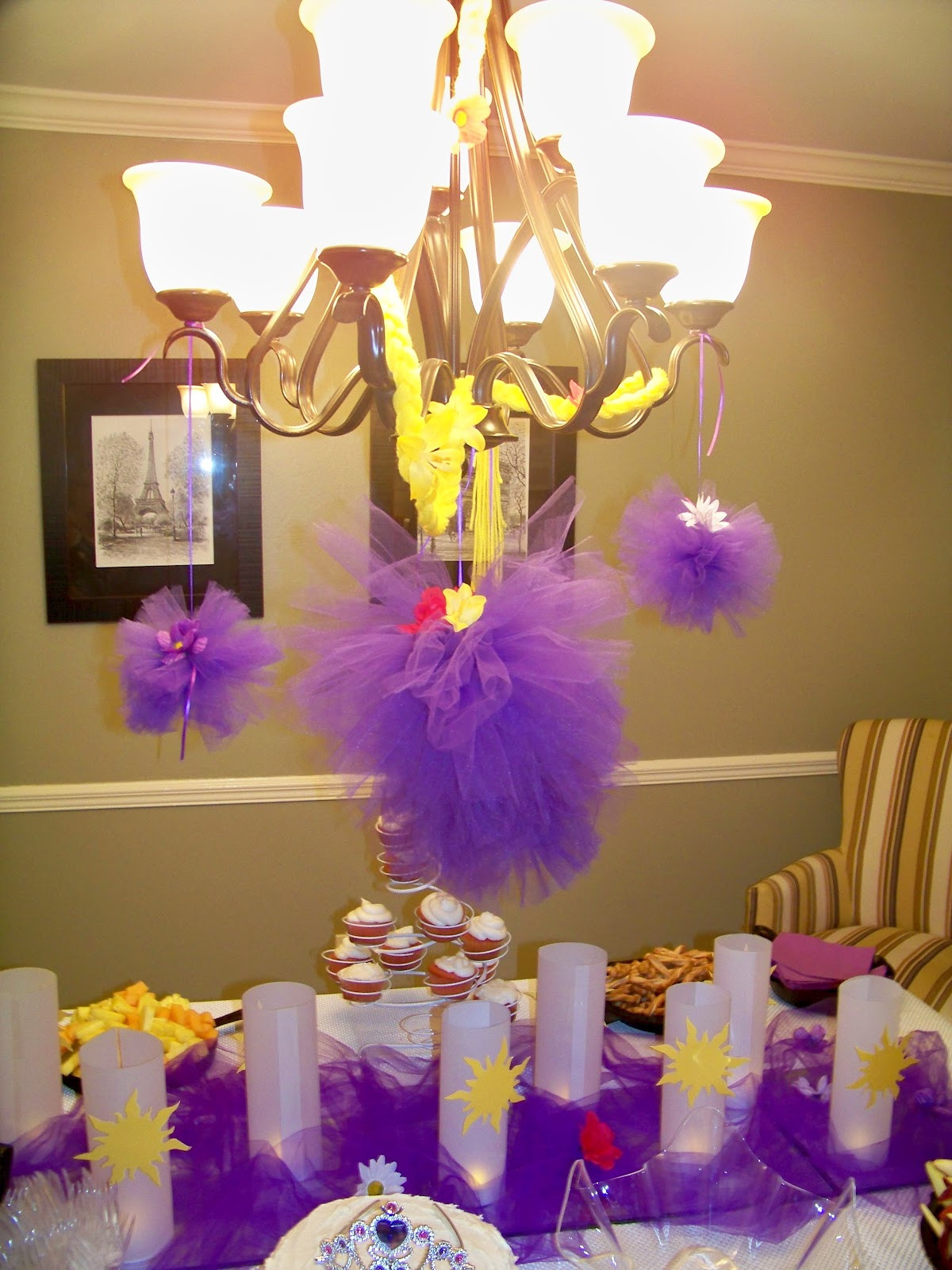 Tangled Birthday Party Supplies
 In Over Our Heads Rapunzel Birthday Party