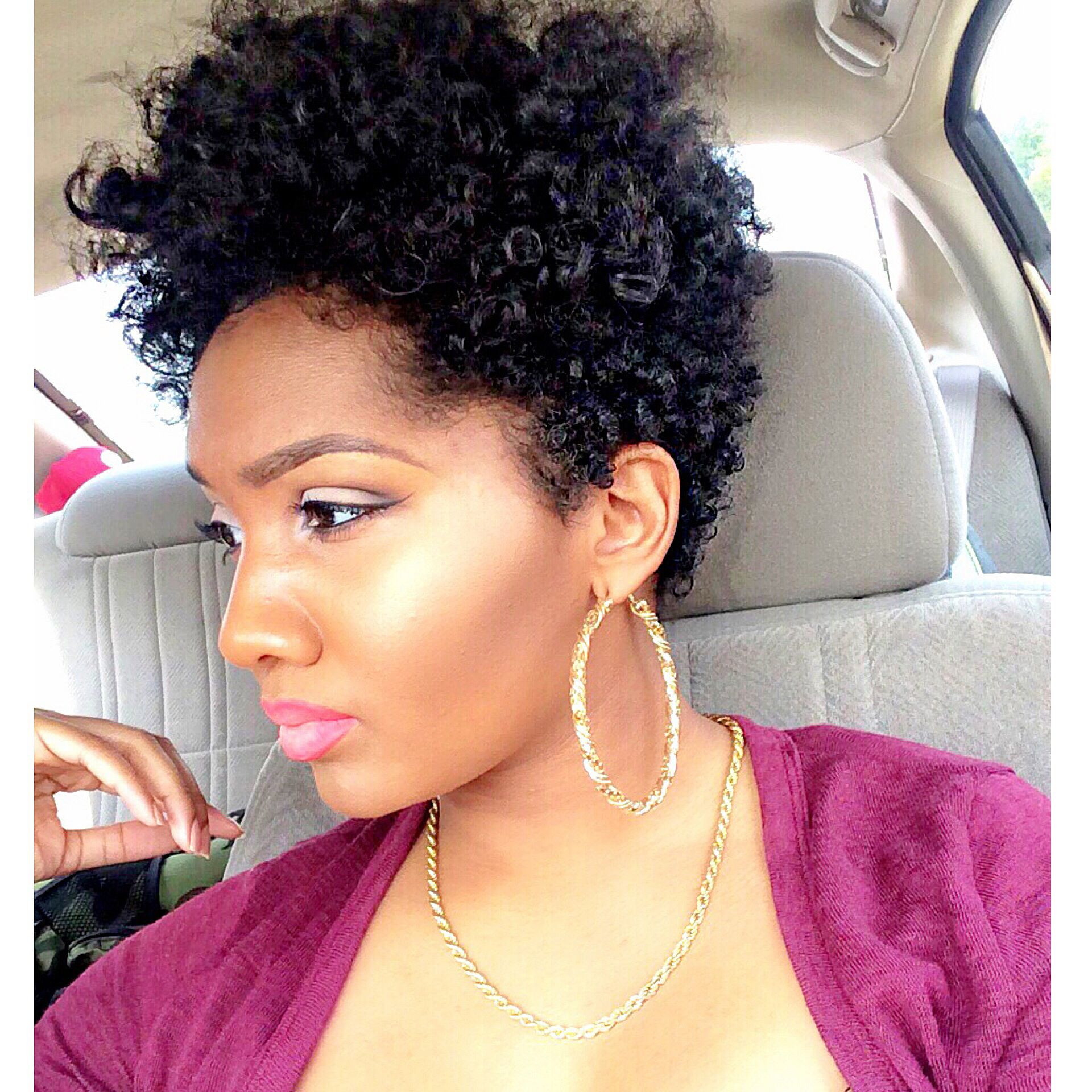 Tapered Crochet Hairstyles
 Tapered natural hair twa Instagram arielvscupcake I