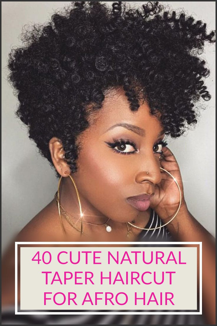 Tapered Haircuts For Natural Hair
 40 Cute Natural Taper Haircut for Afro Hair Style & Designs