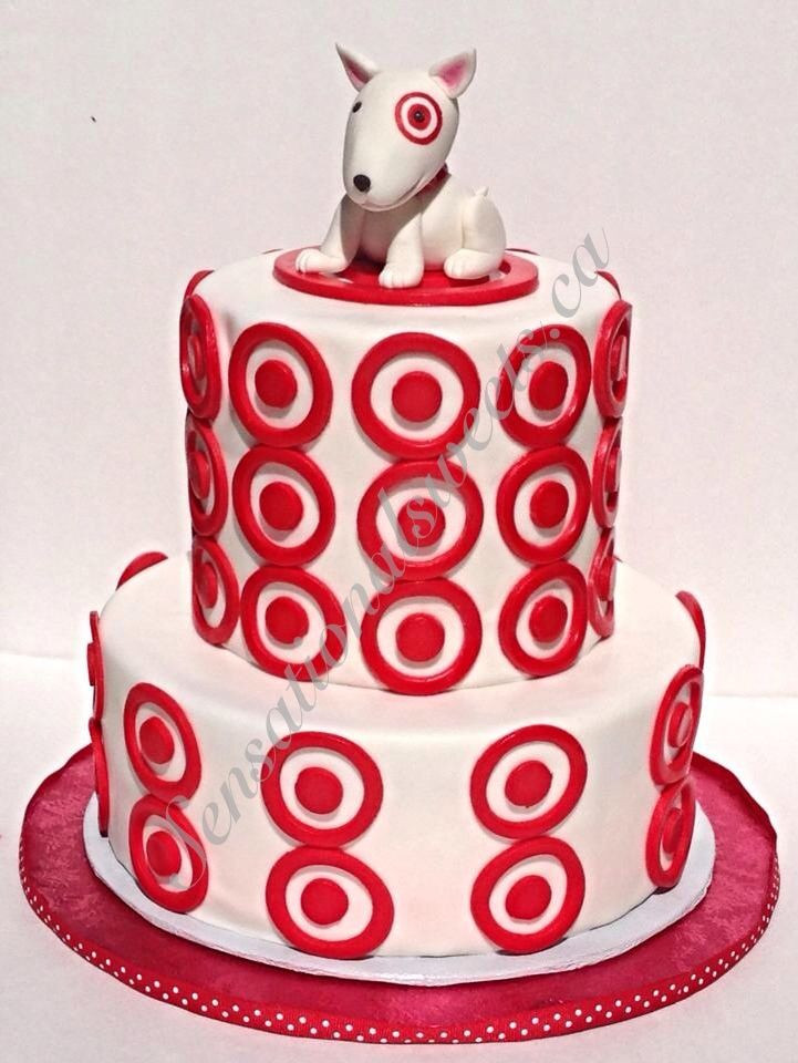 Target Bakery Birthday Cakes
 Tar cake with bullseye the dog fondant figurine