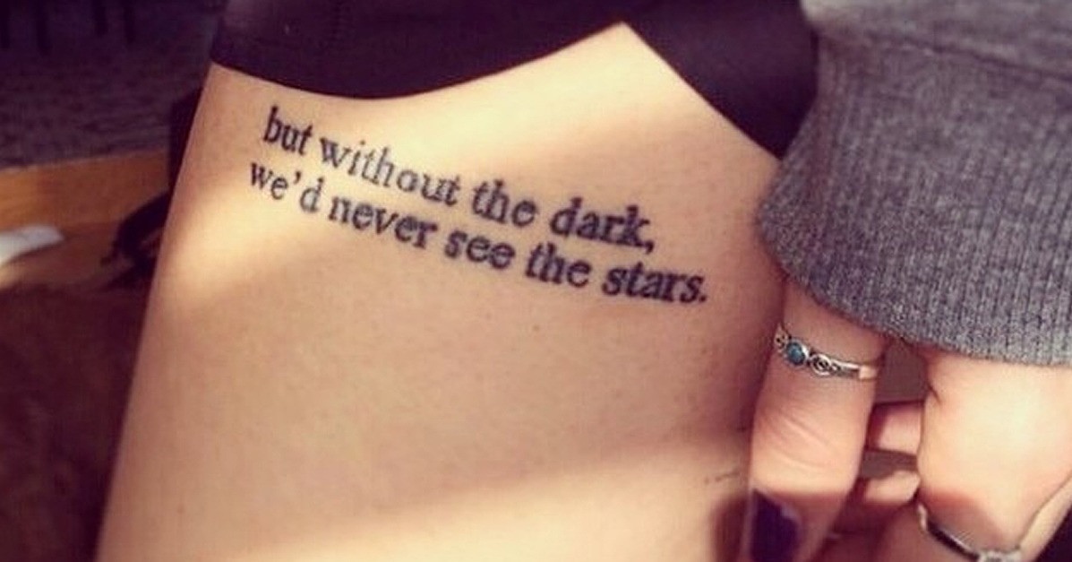 Tattoo Quotes About Life
 Quote Tattoos