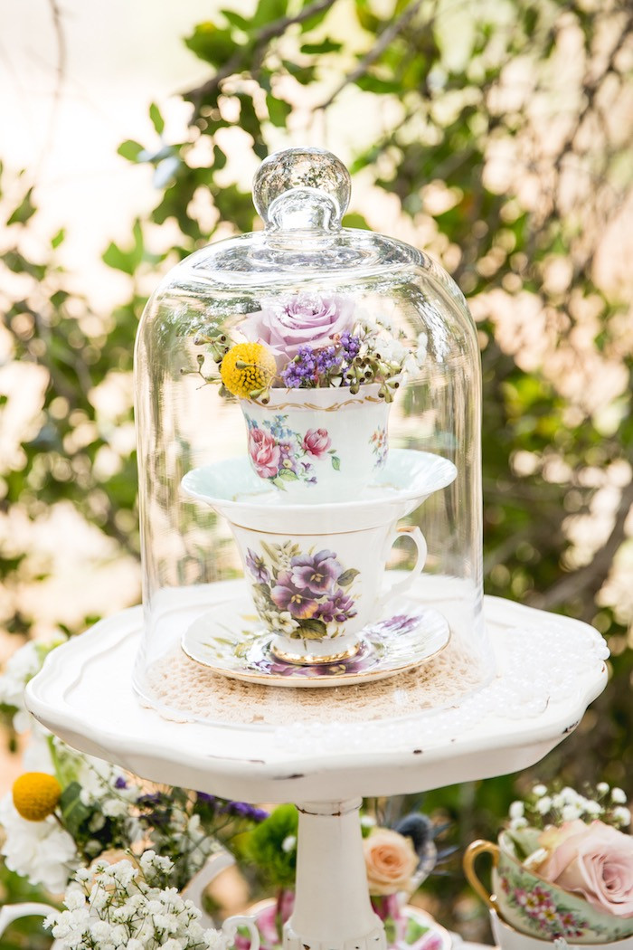 Tea Cup Party Ideas
 Kara s Party Ideas Vintage Tea Party