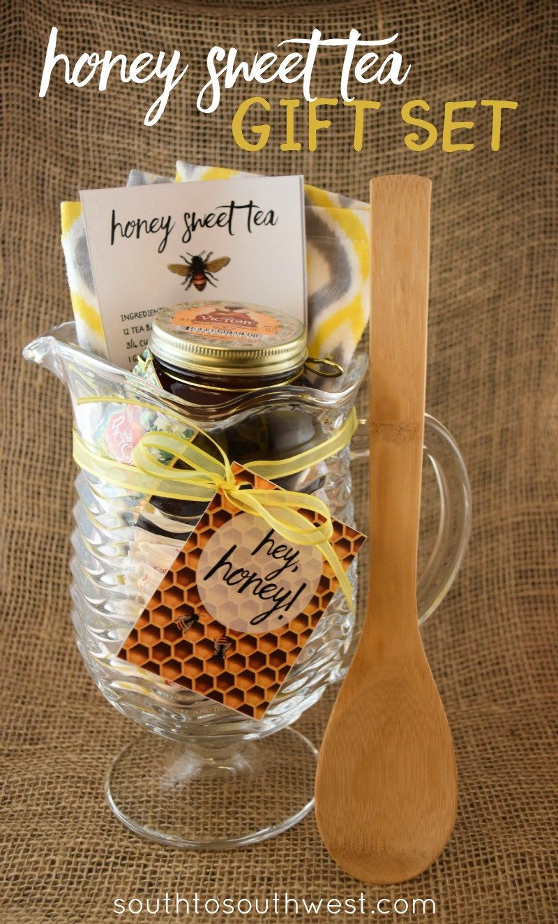 Tea Gift Baskets Ideas
 Honey Sweet Tea Gift Set DIY