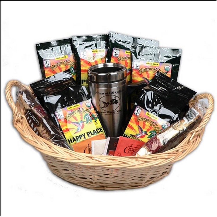 Tea Gift Baskets Ideas
 Hand Crafted Tea and Coffee Gift Basket with Gourmet