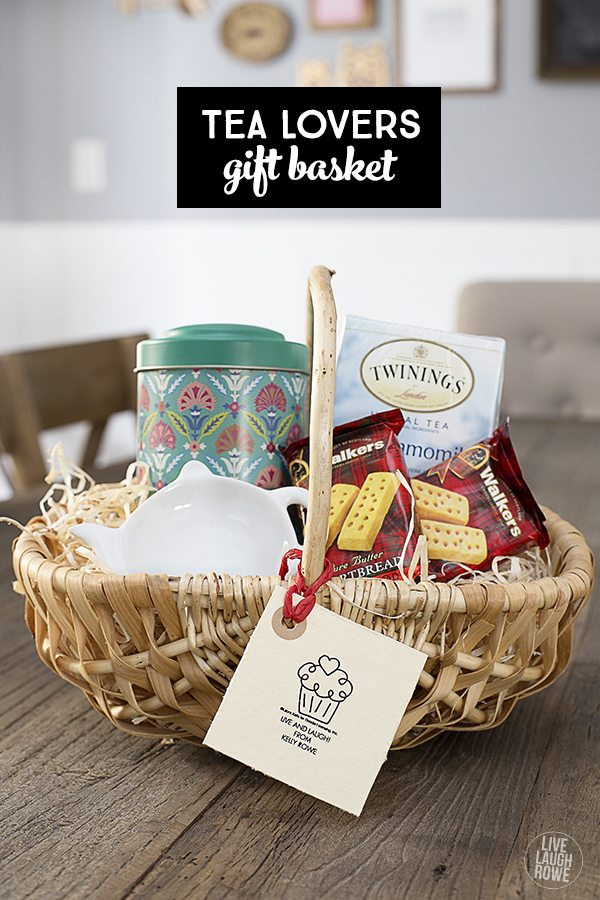 Tea Gift Baskets Ideas
 Tea Gift Basket for the Tea Lover Live Laugh Rowe