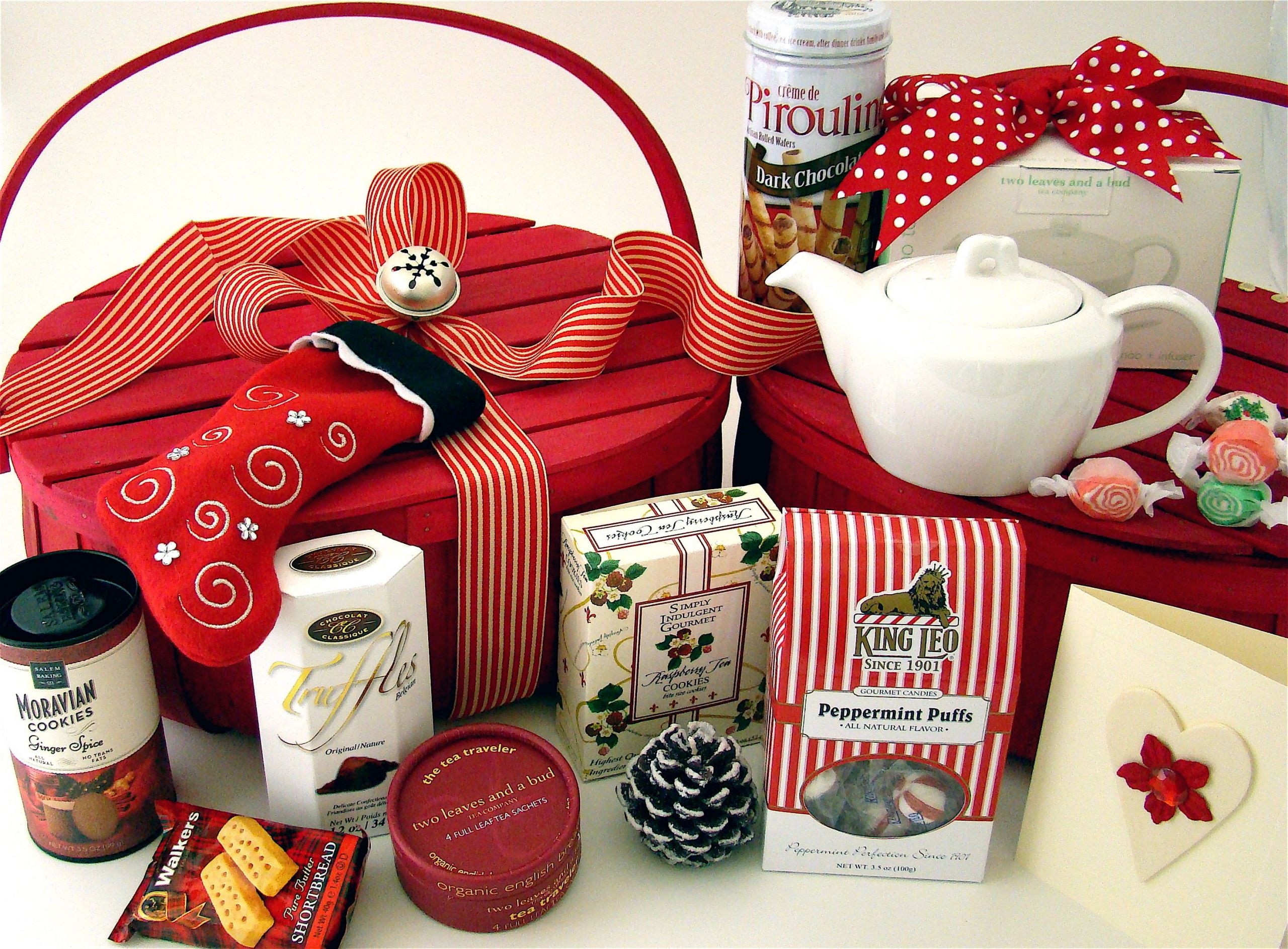 Tea Gift Baskets Ideas
 Great Christmas Gift Basket idea you don t have to use
