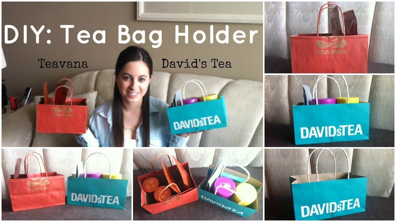 Tea Organizer DIY
 DIY Tea Bag Holder