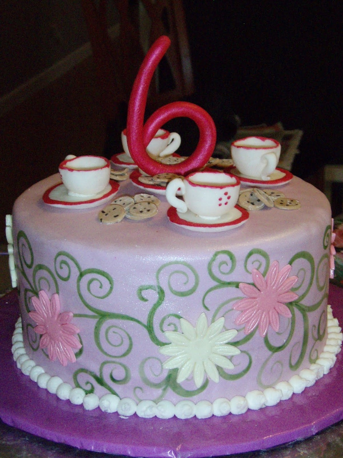 Tea Party Birthday Cake Ideas
 Cup Cake Decoration Ideas