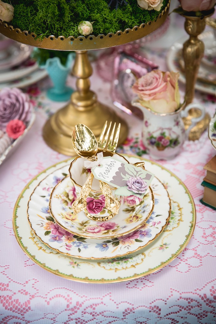 Tea Party Theme Ideas
 Kara s Party Ideas Vintage Tea Party