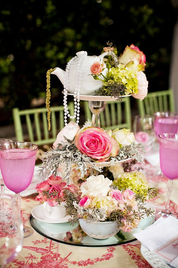 Tea Party Themes Ideas
 Outdoor Vintage Lace Tea Party Bridal Shower Bridal