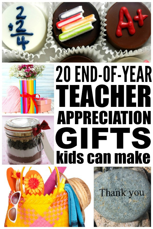 Teacher Gifts For Kids
 20 DIY teacher appreciation ts kids can make