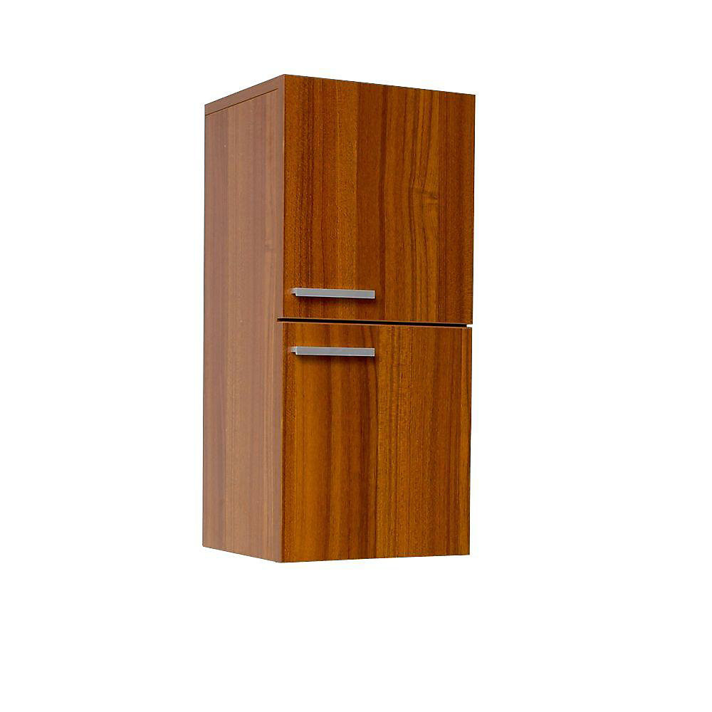 Teak Bathroom Storage
 Fresca Teak Bathroom Linen Side Cabinet With 2 Storage