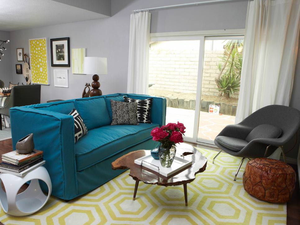 Teal Living Room Ideas
 Orange Teal Grey Living Room