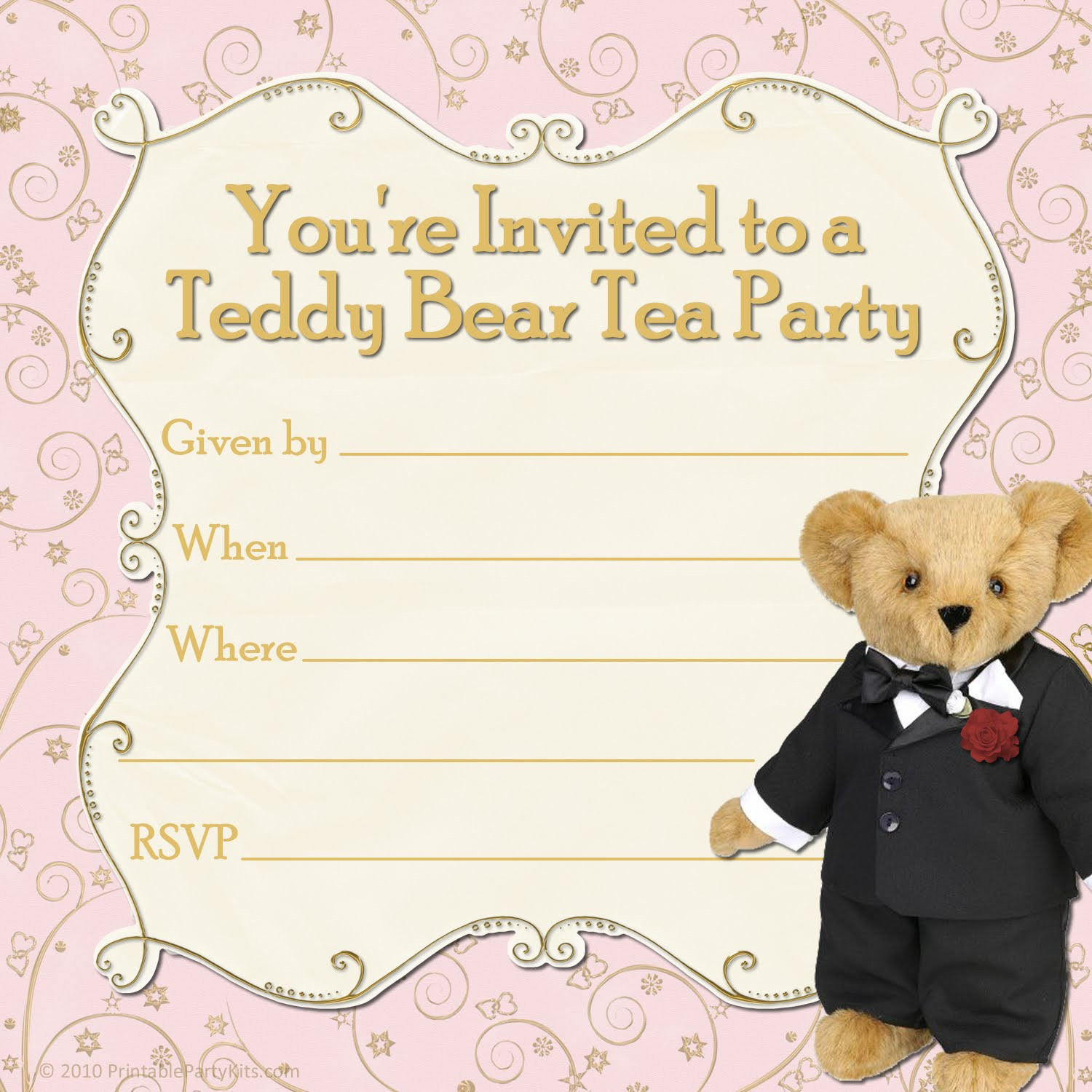 Teddy Bears Tea Party Ideas
 T party