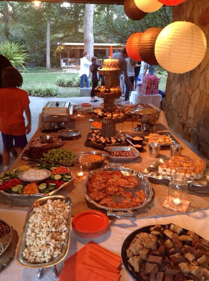 Teen Birthday Party Food Ideas
 Sweet 16 bonfire dancing and of course lots of food for