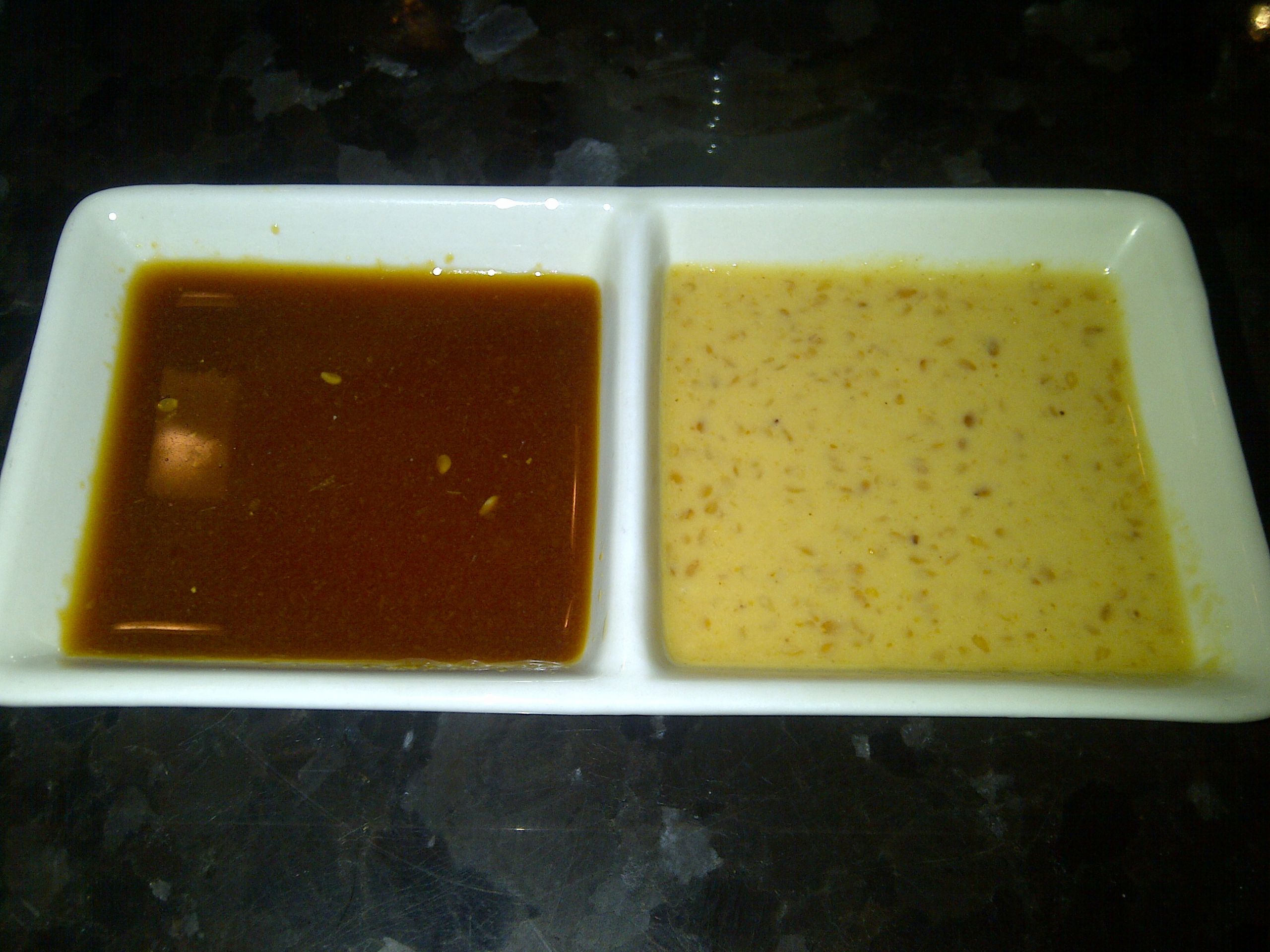 Teppanyaki Dipping Sauces
 Dining Teppanyaki Style