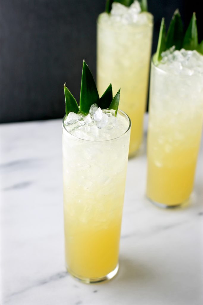 Tequila Pineapple Drinks
 Spiced Pineapple Swizzle Tequila Sherry Allspice Lime