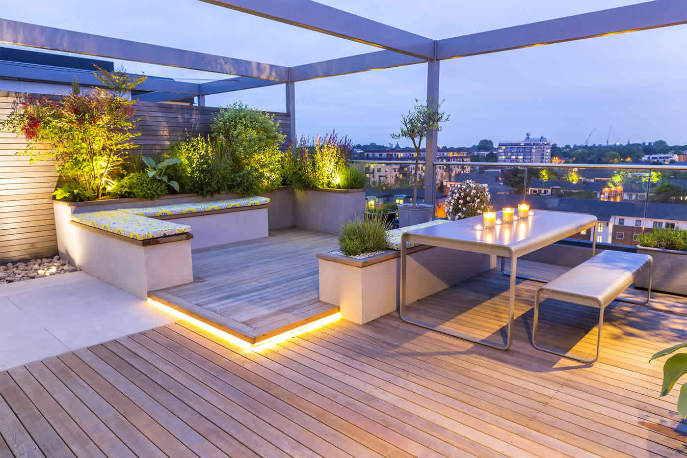 Terrace Landscape Apartment
 Roof Terrace Design penthouse apartment King s Cross