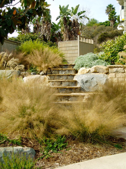 Terrace Landscape Drought Tolerant
 Solana xeriscape cameron flagstone drought tolerant