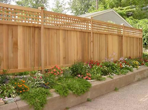 Terrace Landscape Fence
 Landscape Fence Ideas and Gates Landscaping Network