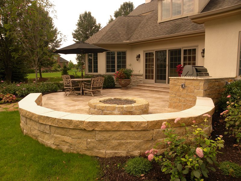 Terrace Landscape Fire Pit
 Fire Pit Valparaiso IN Gallery Landscaping