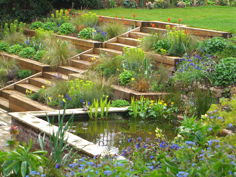 Terrace Landscape Hillside
 Hillside Terrace Gardens – How To Build A Terrace Garden