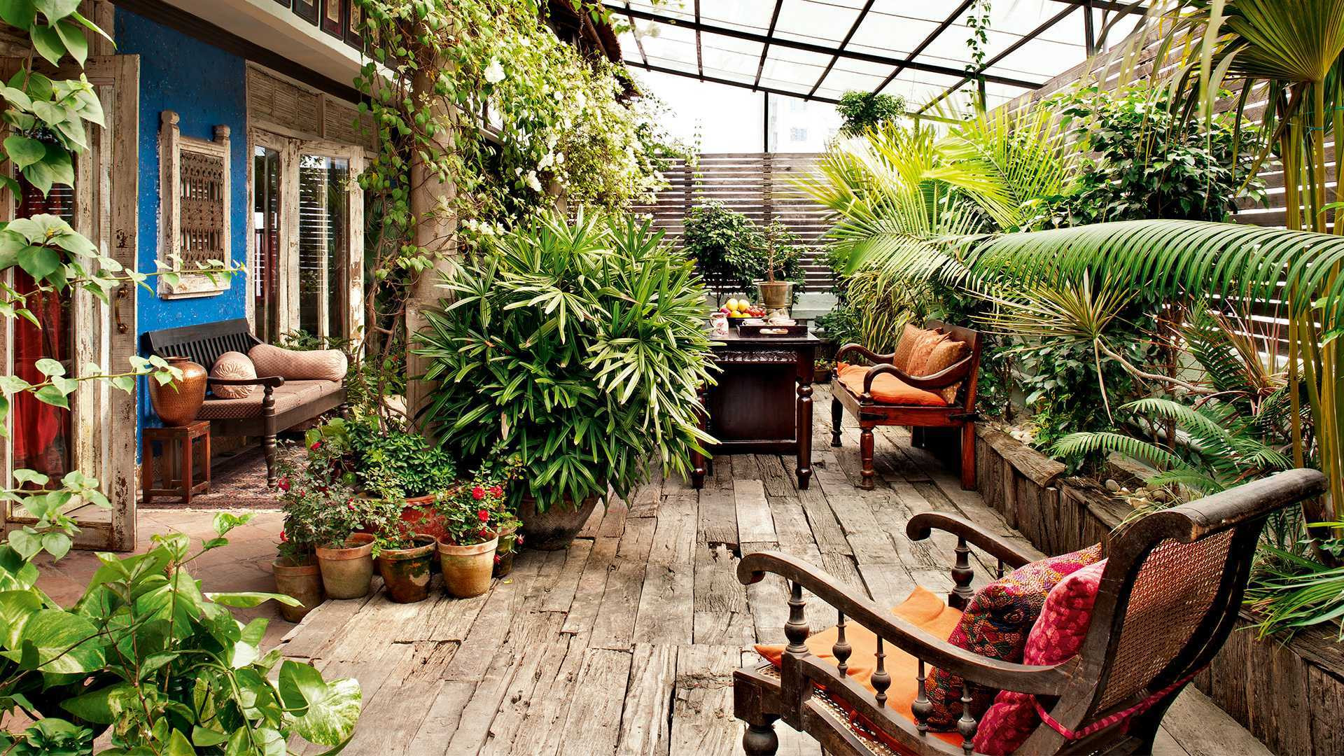 Terrace Landscape India
 Inside Sabyasachi Mukherjee s Home in Kolkata