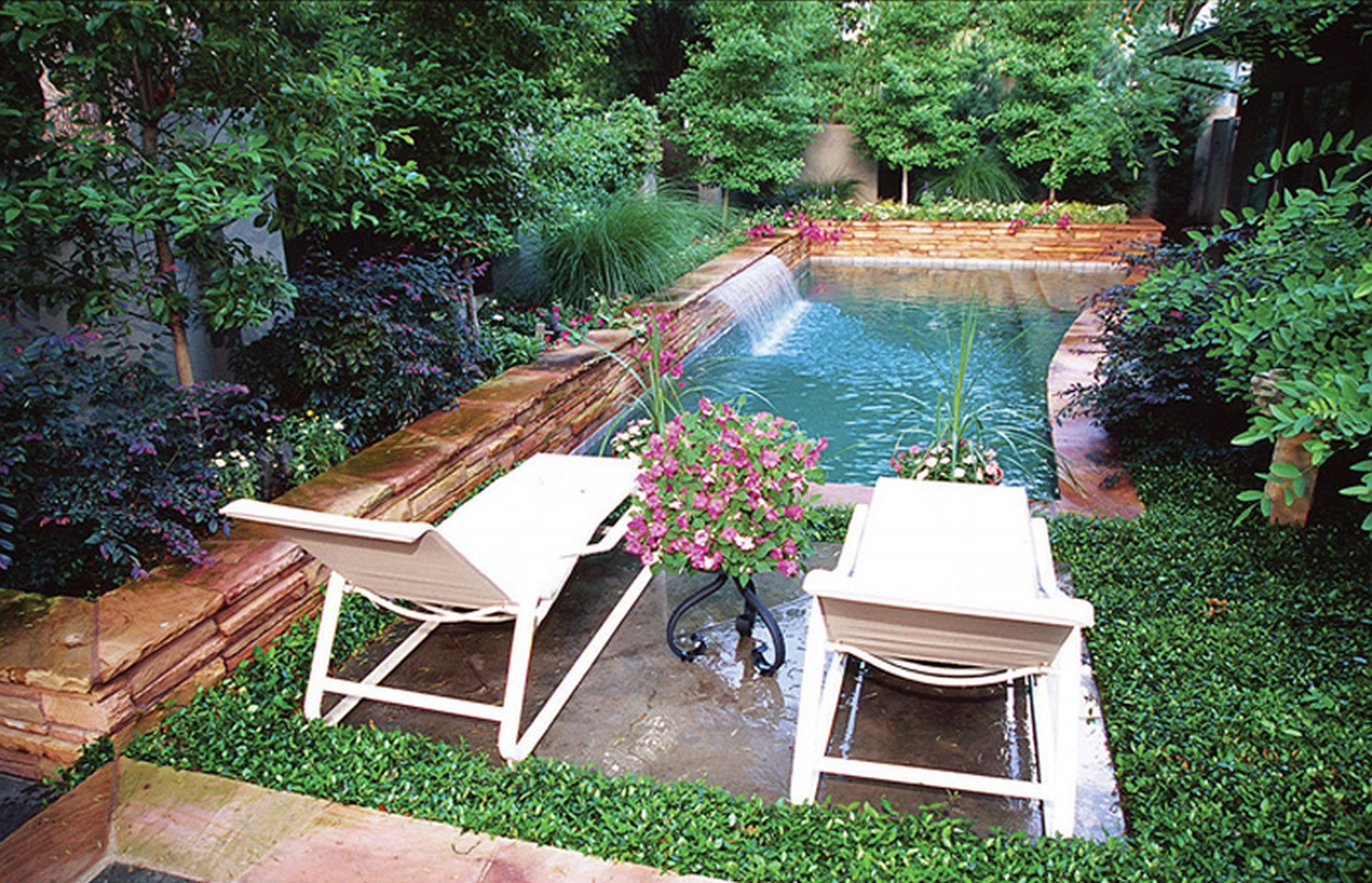 Terrace Landscape On A Budget
 Pool Outdoor Small Yard Patio Backyard Landscape Ideas