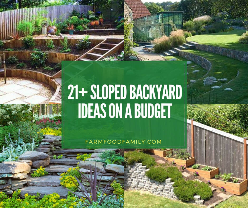 Terrace Landscape On A Budget
 21 Best Sloped Backyard Ideas & Designs A Bud For 2020