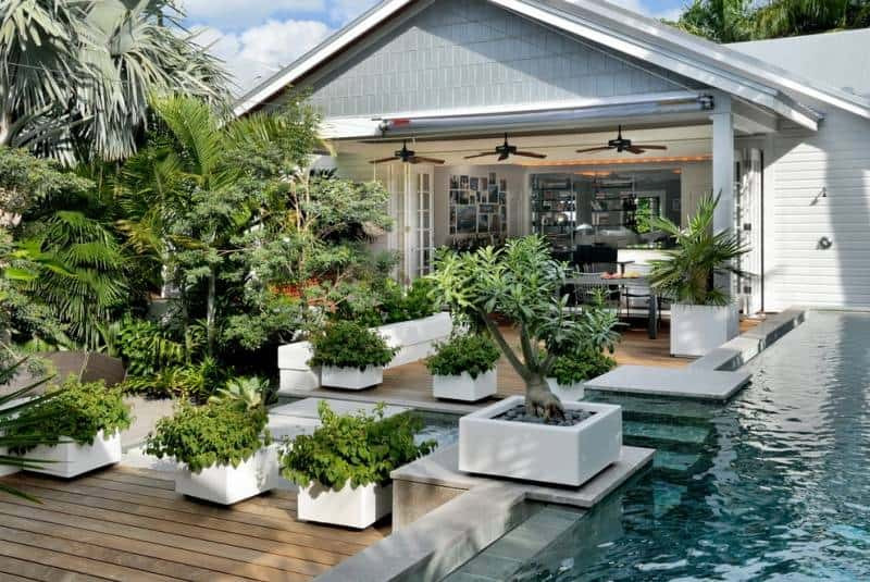 Terrace Landscape Pool
 Modern Garden Designs for Great and Small Outdoors