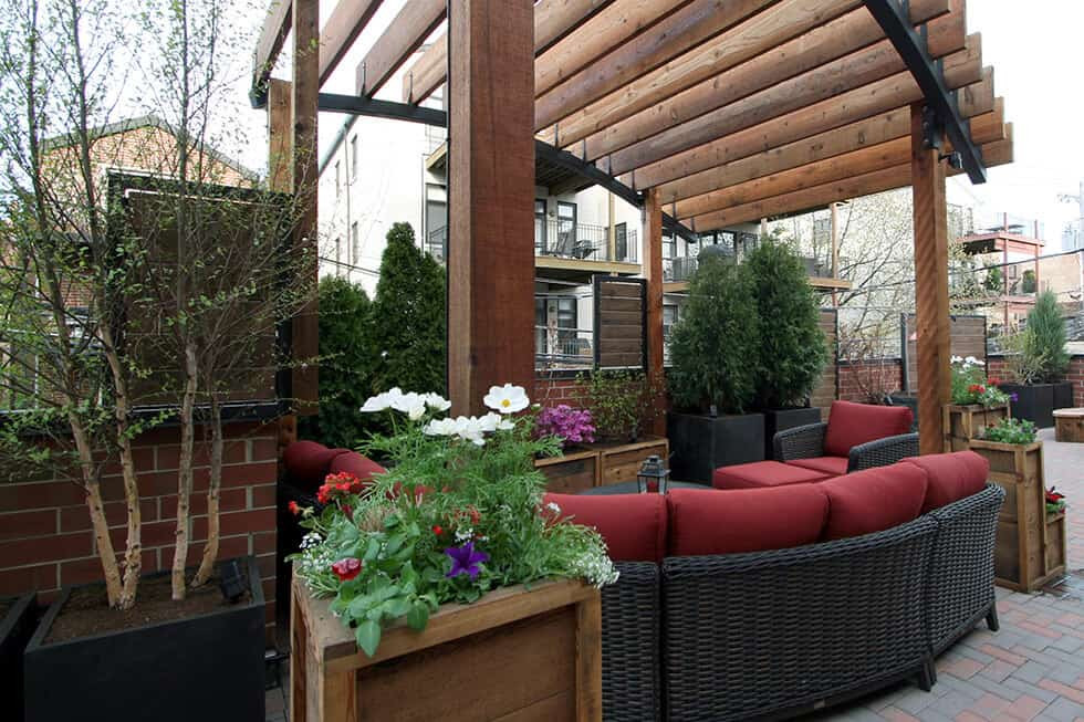 Terrace Landscape Residential
 Residential Roof Garden Rooftopia