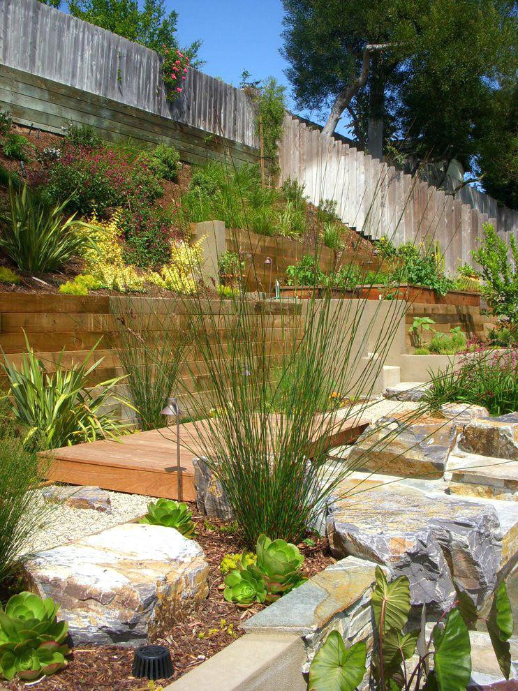 Terrace Landscape Sloped Yard
 Steep Terraced Landscape Patio How To Cope With A Sloping