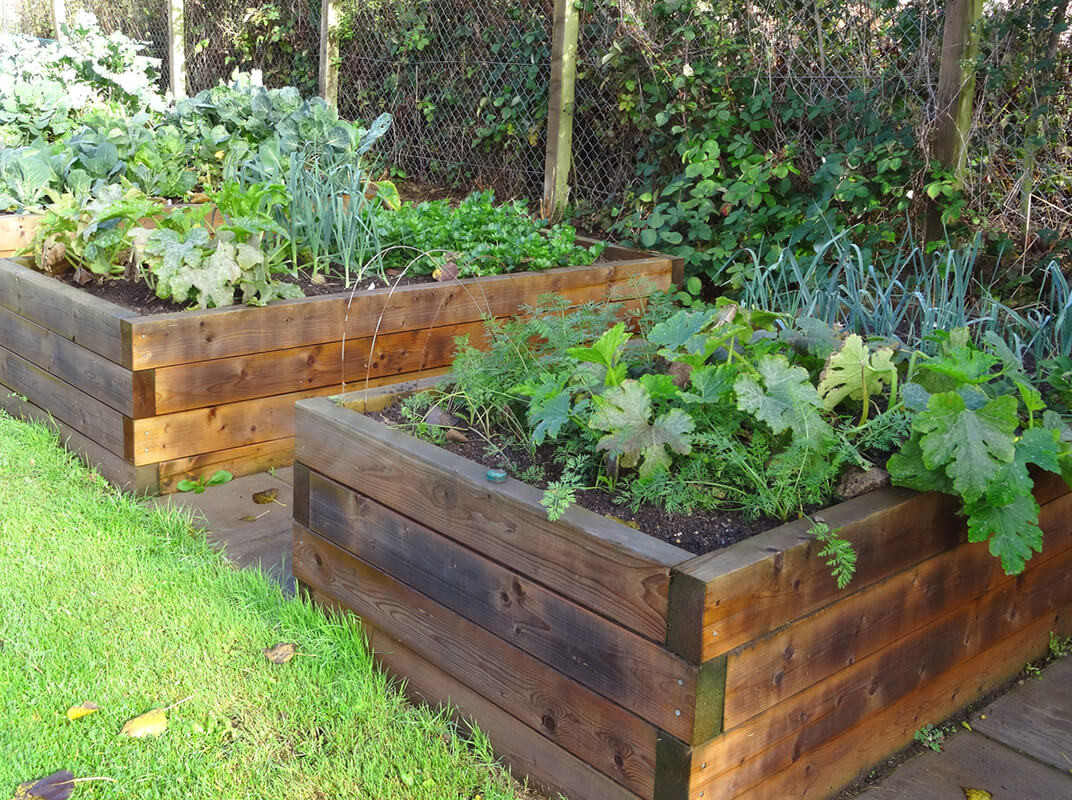 Terrace Landscape With Railroad Ties
 Landscape Showdown Railroad Ties Vs Timber J&W Lumber