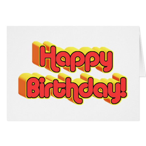 Text Birthday Wishes
 Happy Birthday Text Greeting Card