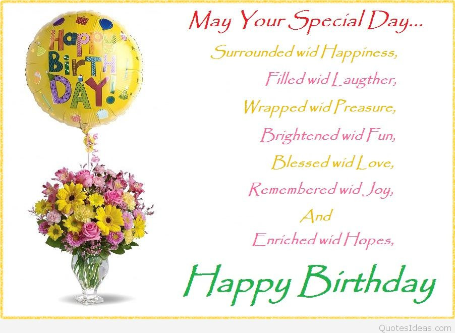 Text Birthday Wishes
 Cute Happy Birthday image wish and quote 2016