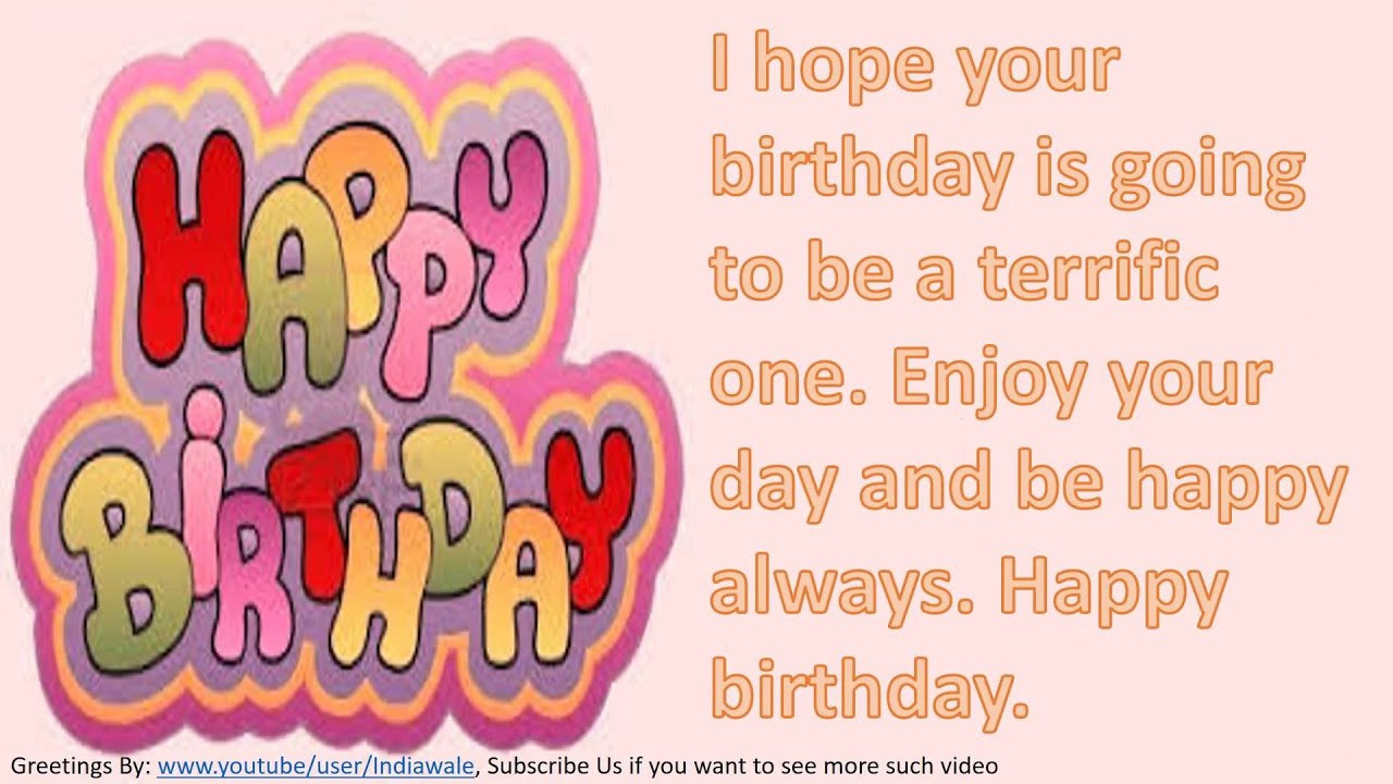 Text Birthday Wishes
 Happy birthday wishes to friend SMS message Greetings