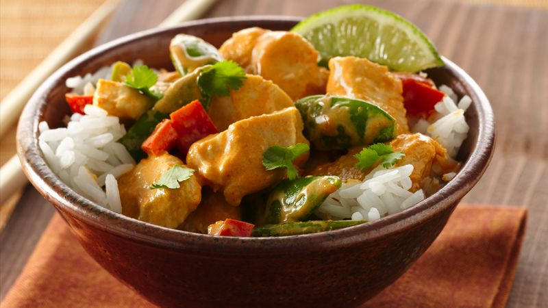 Thai Coconut Curry Chicken Recipes
 Thai Red Curry Coconut Chicken recipe from Betty Crocker