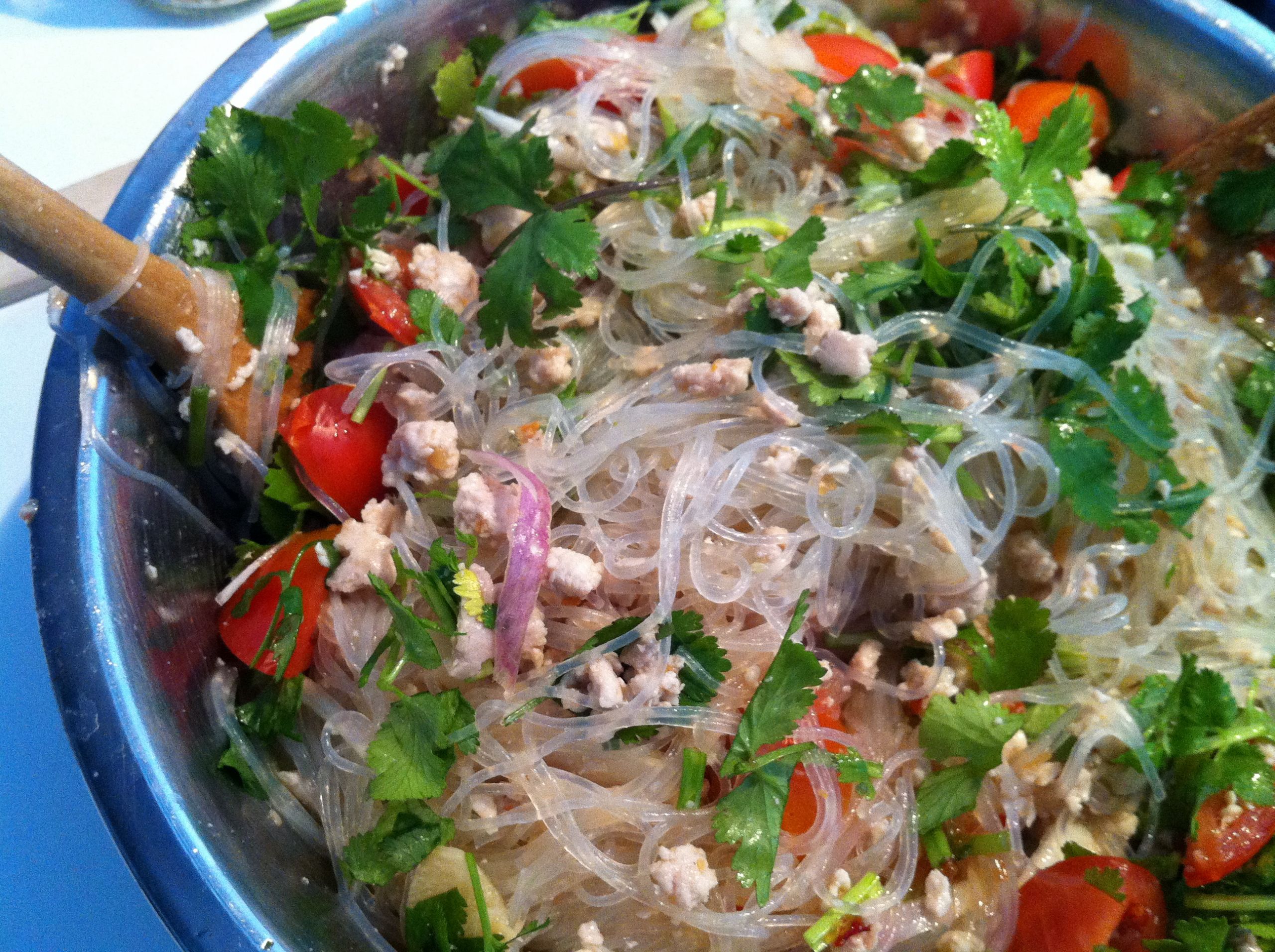 Thai Glass Noodles Salad
 Thai holiday on a plate