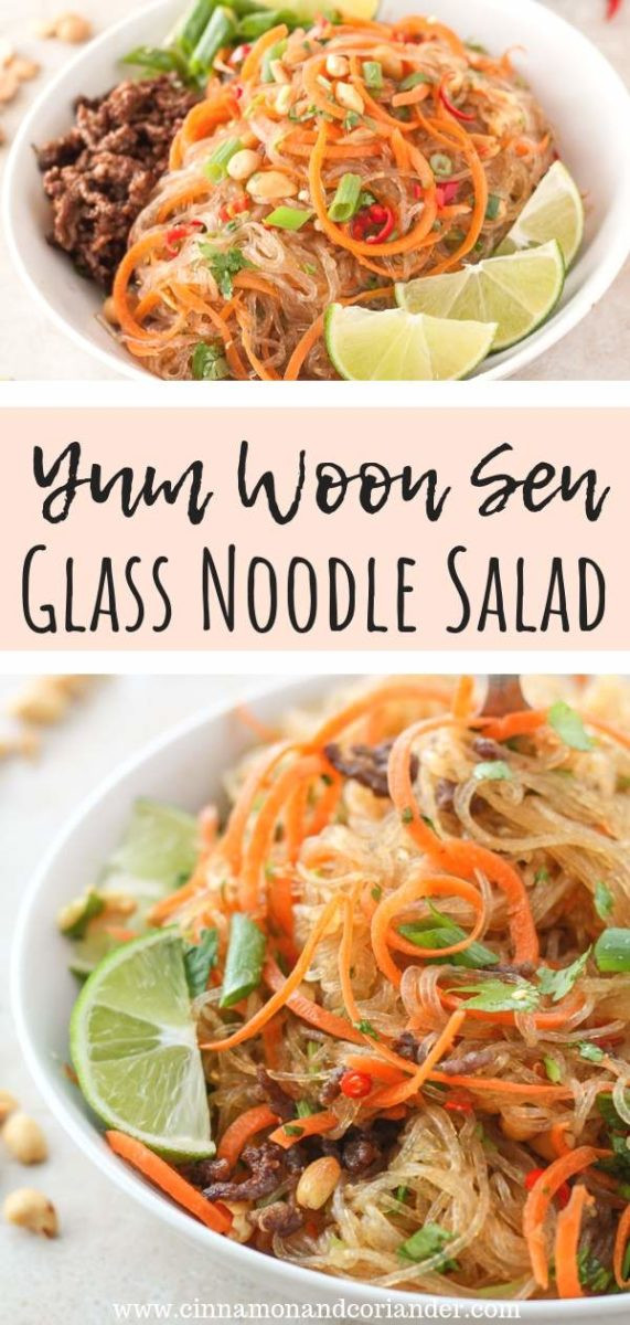 Thai Glass Noodles Salad
 Healthy Thai Glass Noodle Salad Yum Woon Sen