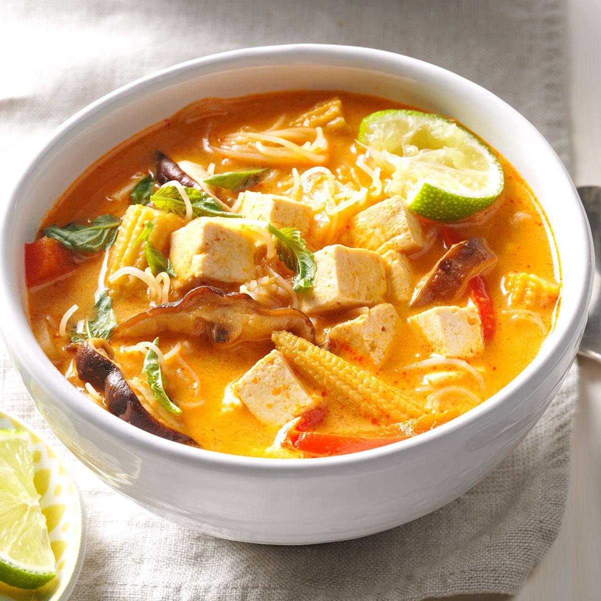 Thai Soup Recipes
 Veggie Thai Curry Soup Recipe
