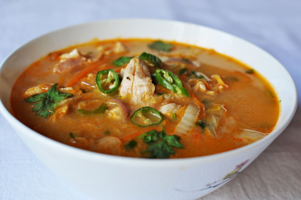 Thai Soup Recipes
 Spicy Thai Chicken Soup Recipe