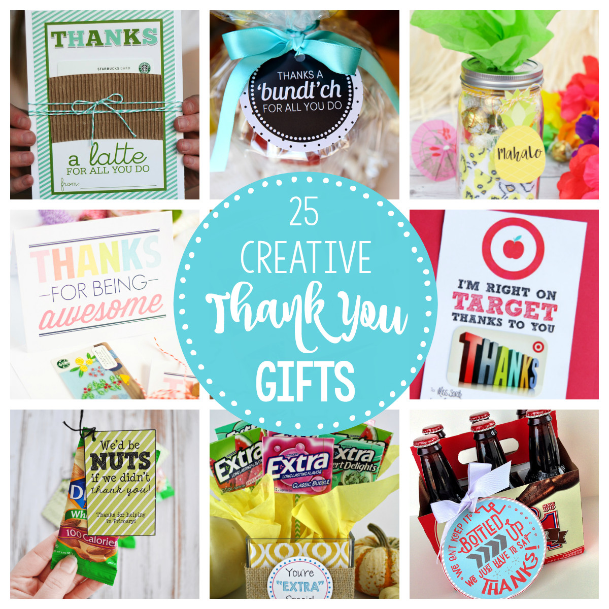 Thank U Gift Ideas
 25 Creative & Unique Thank You Gifts – Fun Squared