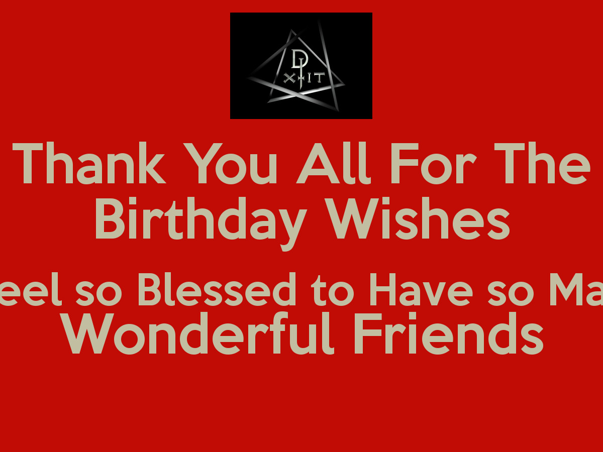Thank You Birthday Quotes
 All Thank You Birthday Quotes QuotesGram