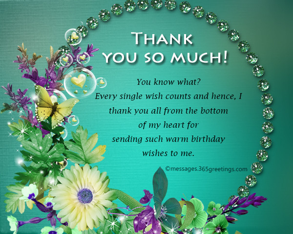 Thank You Everyone For The Wonderful Birthday Wishes
 Thank You Message For Birthday Wishes