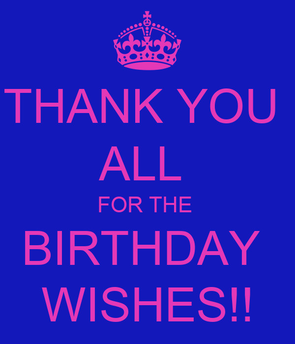 Thank You For All Birthday Wishes
 THANK YOU ALL FOR THE BIRTHDAY WISHES Poster